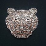 Brosche Magnetbrosche Schal Clip Bekleidung Poncho Taschen Stifel Textilschmuck Tiger